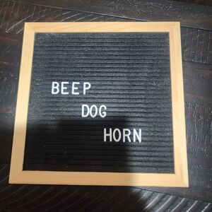 Black Felt Letter Board